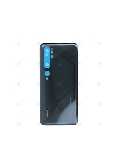 Xiaomi Mi Note 10 Pil Kapağı, Lens Hariç - Siyah