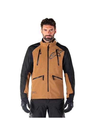 Alpinestars Hyde Xt Ds Xf Off-road Korumalı Motosiklet Montu Kahverengi Siyah