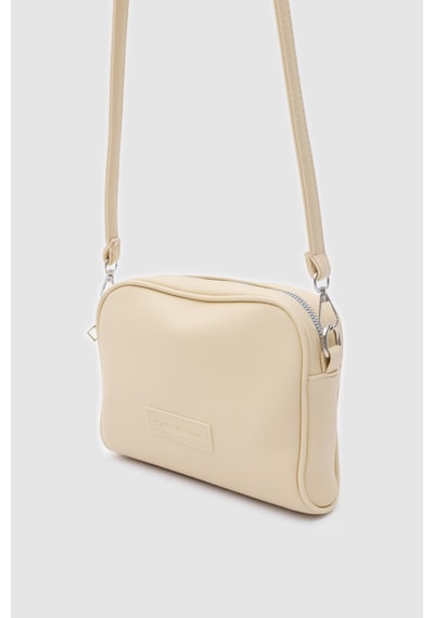 Shule Bags Suni Deri Kadın Çapraz Çanta Hana Butter Yellow Krem