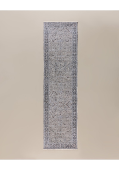 Madame Coco Solenne Mandala Halı - Gri/bej - 80x300 Cm 8684427223147 Çok Renkli
