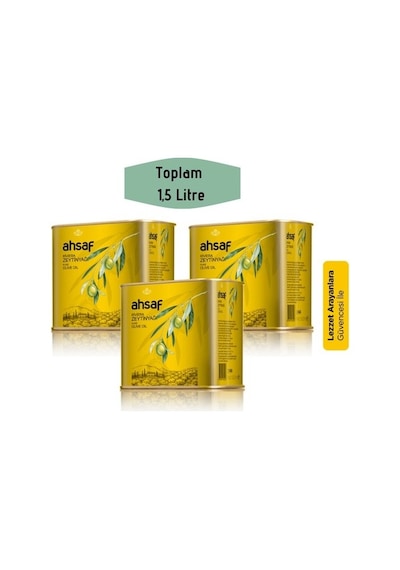 Ahsaf Riviera Zeytinyağı 3 x 500 ML