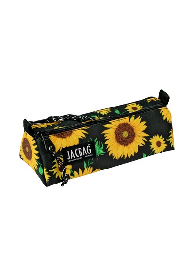 Jacbag Dual Prıme-çift Bölmeli Üçgen Tip Kalem Kutusu Dual Prime-ayçiçeği renkli