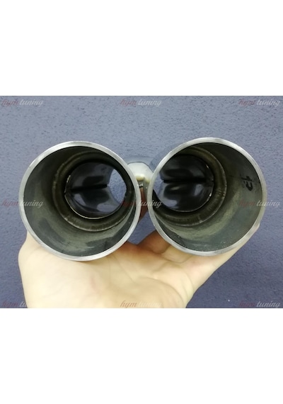 Bmw 3.20 Çift Çıkış Egzoz Ucu. F30 Çift Çıkış Egzoz Ucu Krom