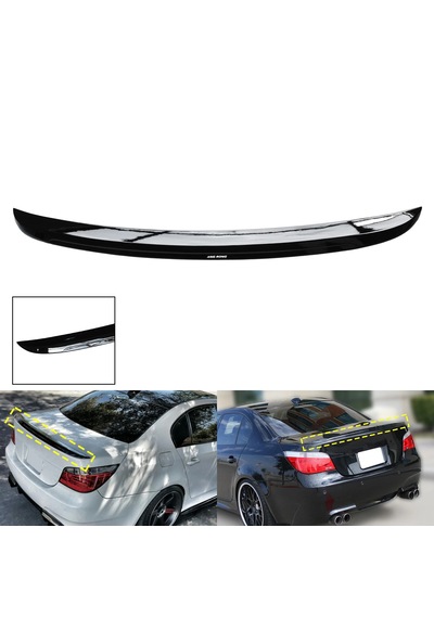 Bmw E60 2003.2010 5.seri Parlak Siyah M Spoyler Spoiler