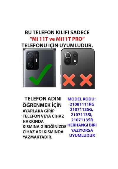 Xiaomi Mi 11t-11t Pro Uyumlu Mustafa Kemal Atatürk Kolajları Baskılı Silikon Kılıf