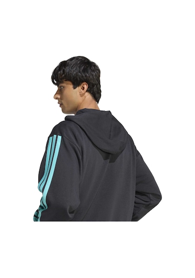 Black/semıru Adidas Erkek Günlük Kapşonlu Eşofman Üstü Mer Dna Fz Hd M Ke5910 Siyah