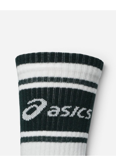Asics 3 Pack Asıcs Logo Crew Sock Yeşil Koşu Çorabı 3033c295-301