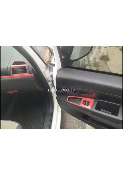 Fiat Linea Full Set Maun Kaplama Seti Kırmızı Renk