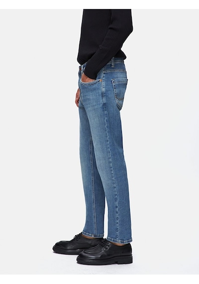 Ltb Hollywood Y Düz Paça Orta Bel Jean Pantolon 010095156916109 4114 Mavi