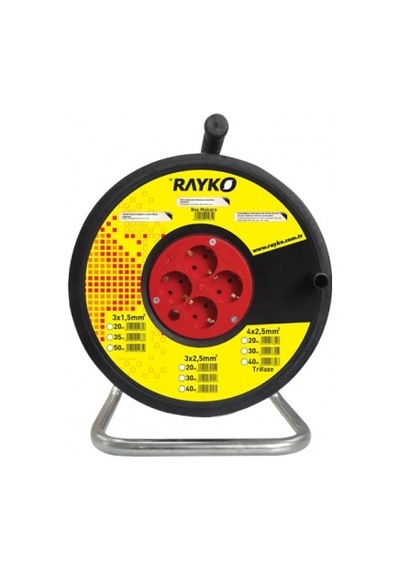Rayko 3x2.5mm 20 Metre Seyyar Makaralı Kablo Diğer