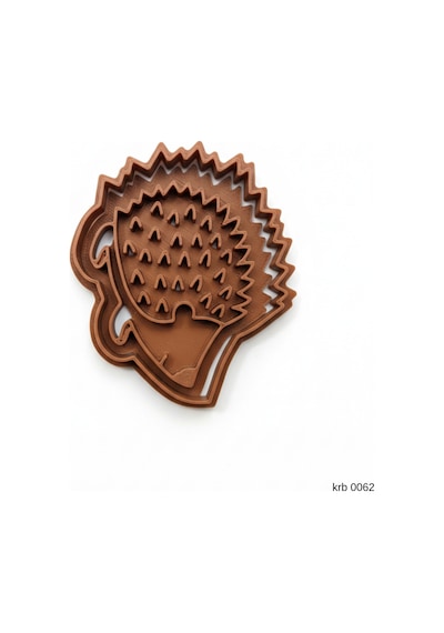 Sevimli Kirpi Figürlü Kurabiye Kalıbı Ve Hamur Kesici Şeker Ve Oyun Hamuru İçin İki Parça Kalıp Diğer
