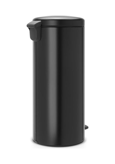 Tret Çöp Kovası, İç Kovalı, Plastik, Çelik, Plastik, Mat Siyah, 30 Litre