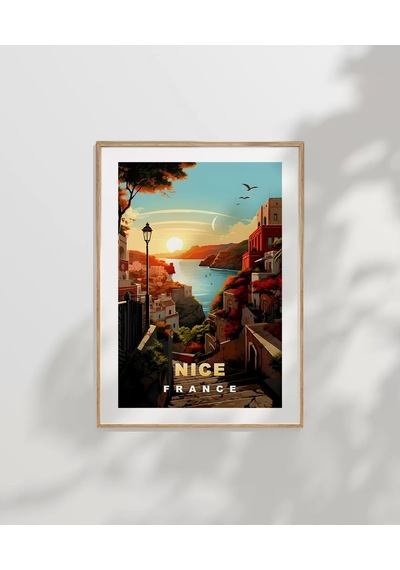 Çerçevesiz Poster Fransa'nın Akdeniz İncisi