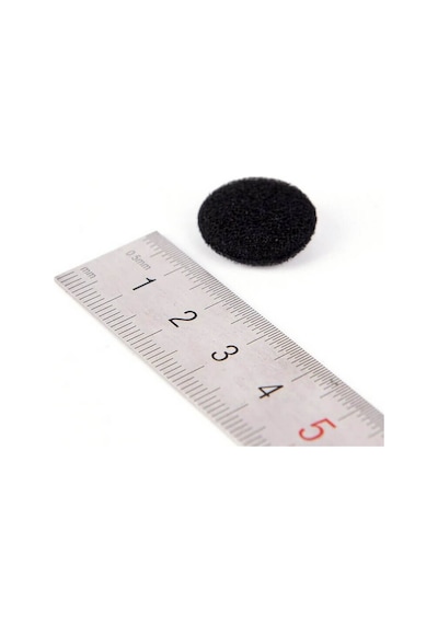 Kulaklık Süngeri, Kulaklık Yastığı 24 Adet (18 Mm) - Siyah