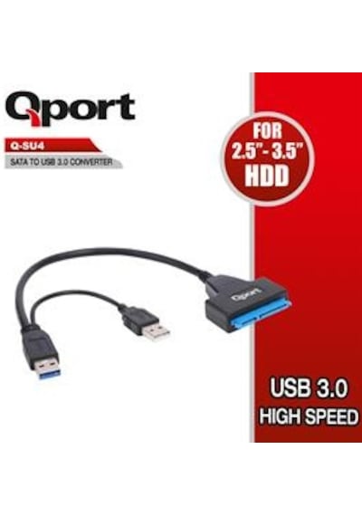Qport (Q-Su4) Usb 3.0 To Sata Cevırıcı