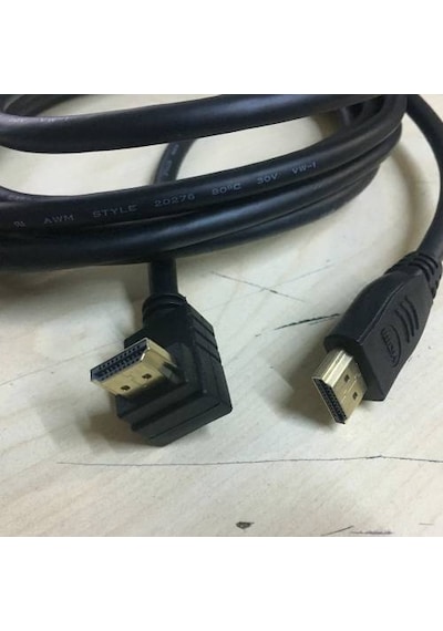 3 Metre Hdmi L Kablo 90 Derece Hdmi Dirsek Hdmi Kaliteli