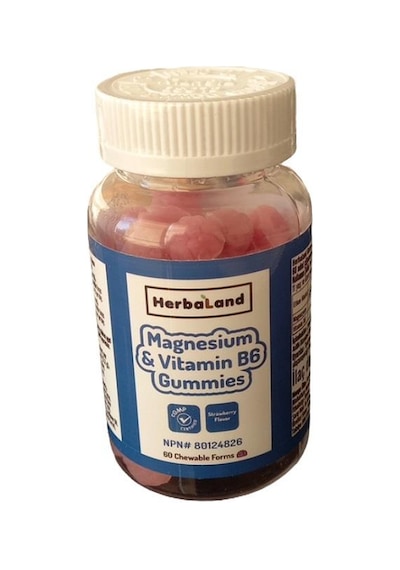 Herbaland Magnesium Vitamin B6 60 Gumies