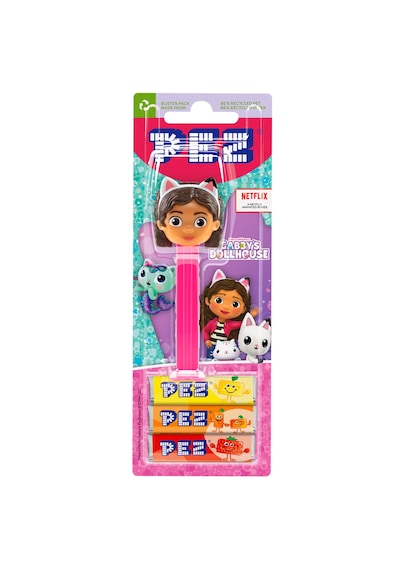 Pez Dispenser Gabby's Dollhouse Gabby Meyve Aromalı Şekerleme Makinesi Ve Şekerleme Yedekleri