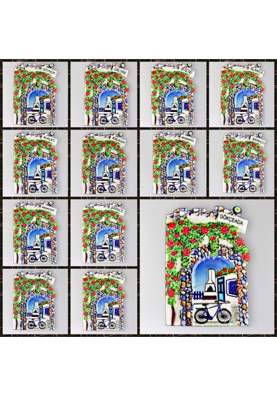 Sinop Polyester Kabartmalı Magnet 5,5 X 7 Cm Dekoratif Hediyelik Buzdolabı Süsü Kod:1552