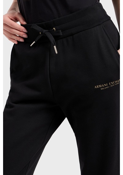 Armani Exchange Bayan Pantolon 8nypba Yje5z 52ak Siyah-gold Siyah-gold Siyah