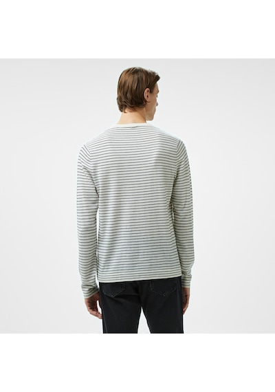 The Kooples Classic Erkek Beyaz Sweatshirt