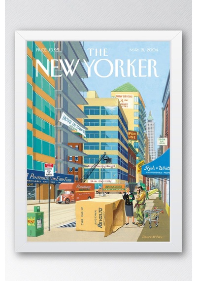 The New Yorker Çerçeveli Tablo May 31 2004