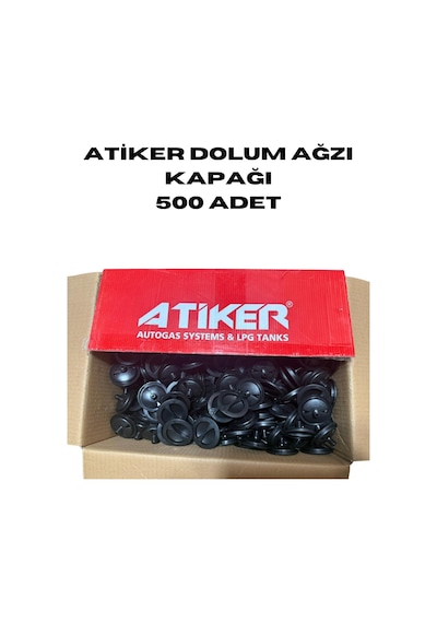 Dolum Ağzı Kapak Kapağı Atiker 500 Adet- Atikoğlu
