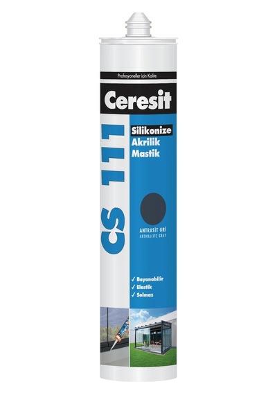 Cerasit Cs 111 Antrasit Mastik Silikon 440 Gram 1 Adet Gönderilir