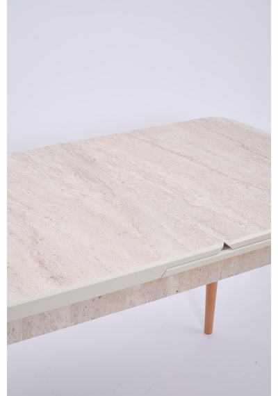 Traverten Boyalı Mdf Mutfak Masası 80x1830