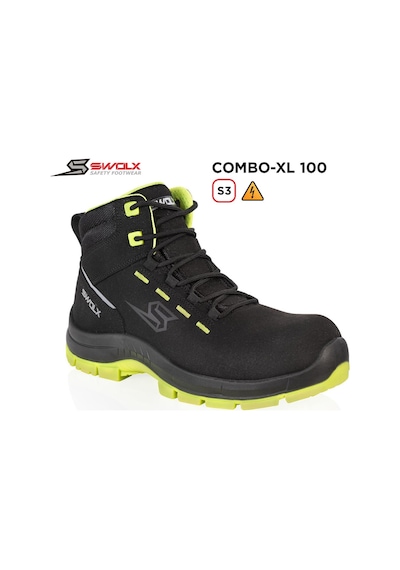 Swolx İş Ayakkabısı - Combo-xl 100 S3 Elektrikçi Siyah