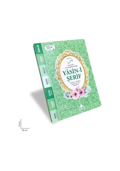 Yasin-i Şerif Arapça Türkçe Okunuşu İle Birlikte Yeşil Kapak Çanta Boy