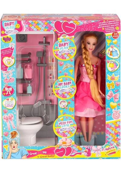 Oyd-02387 Bebek Ve Banyo Oyun Seti -eco Lounge