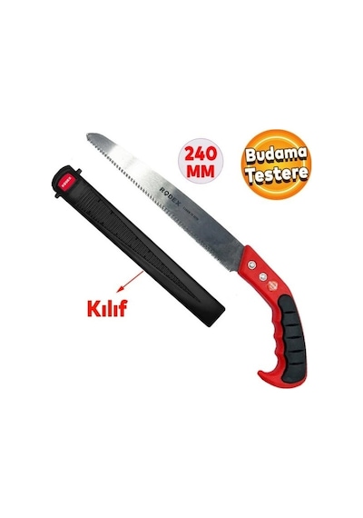 Rodex Rht0702110024 Metal Kilitli Budama Testeresi İnce Diş 240m