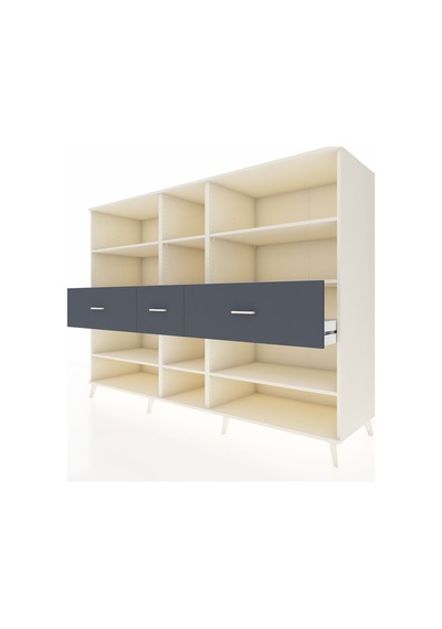 Kronos Dolap 9 Raflı 3 Çekmeceli 220x59x163 Aytaşı-aytaşı/antras Aytaşı-aytaşı/antrasit Kronos Dolap 9 Raflı 3 Çekmeceli 220x59x163 Aytaşı-aytaşı/antras Aytaşı-aytaşı/antrasit