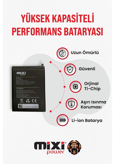 Omix X5 Uyumlu Tam Kapasite Batarya Tr Garantili