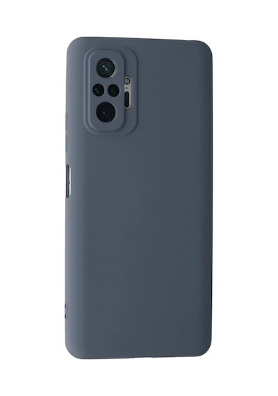 Xiaomi Redmi Note 10 Pro Uyumlu Kılıf Nano İçi Kadife Silikon - Gri