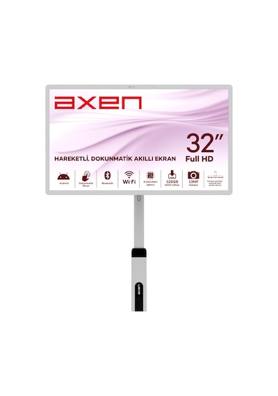 Axen 32" Ax32fmtr-a13b Full Hd Dokunmatik Android 13 Smart Taşınabilir Monitör-tv 8gb Ram-128gb Rom 32"