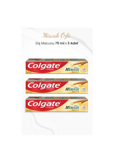 Misvak Özlü Diş Macunu 75 Ml X 3 Adet