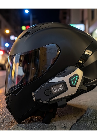 Kask İçi Kablosuz Kulaklık Kamera Fonksiyonlu Ipx8 Su Geçirmez Ve Led Ekranlı 85497241