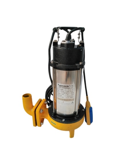 Cut1500af 2 Hp 380v Süper Öğütücülü Paslanmaz Çelik Bıçaklı Pis Su Foseptik Dalgıç Pompa