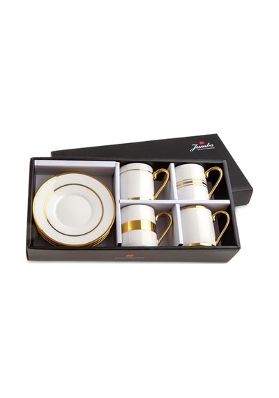 Ayrex Jumbo Luces Gold 4 Kişilik Kahve Fincan Takımı Diğer