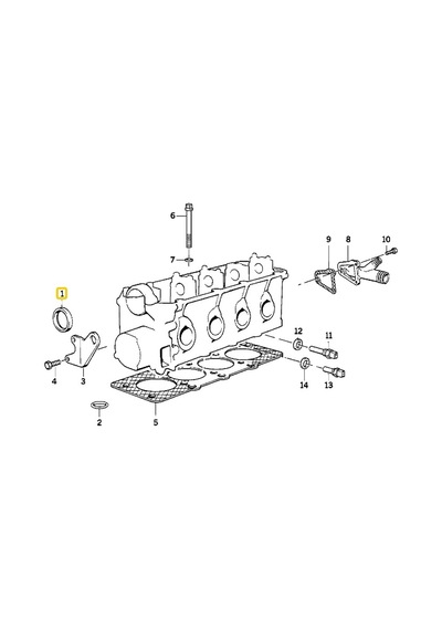 Bmw Uyumlu M20 M21 ve M40 Motor Elring Egzantrik Ön Keçesi 111212