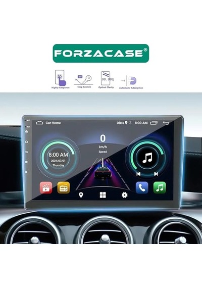 Fiat Egea 2021-2024 Android Navigasyon Multimedya İle Uyumlu Nano Ekran Koruyucu Film - Fc1117 Diğer