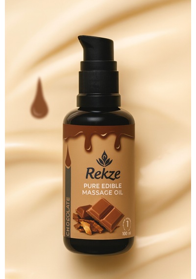 Rekze Aromaterapi Masaj Yağı 100 Ml Çikolata Ve Çilek Esanslı, Doğal Formül - 744675886