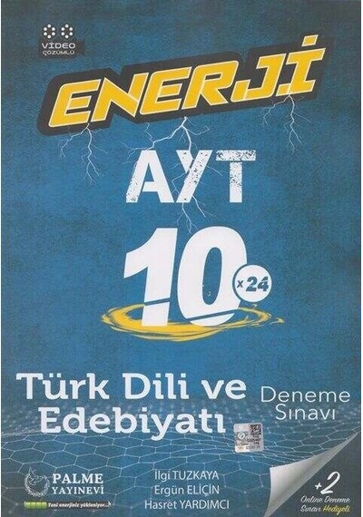 Palme Yayınları Ayt Türk Dili ve Edebiyatı Enerji 10X24 Deneme