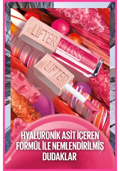 Maybelline New York Lifter Gloss Nemlendirici Dudak Parlatıcısı 24 Bubblegum