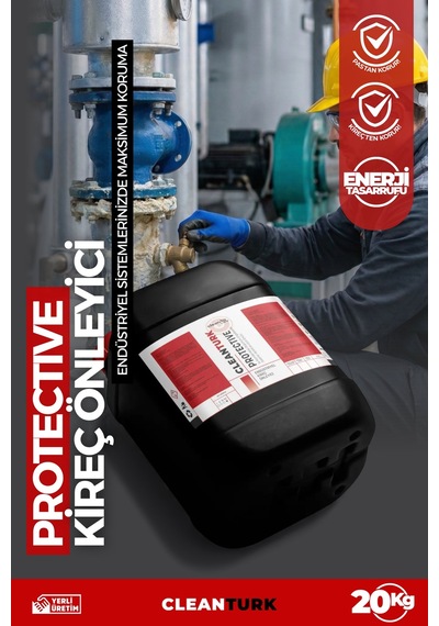 Cleanturk Protective Kireç Önleyici Isıtma Ve Soğutma Sistemlerine Koruma 25 Kg