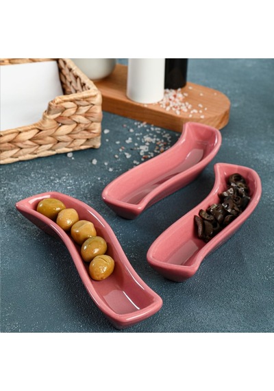 Gül Kurusu İvory Zeytinlik 3 Adet 18 Cm Açık Gri