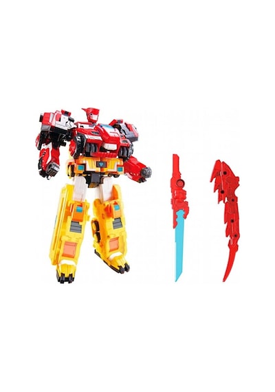 Dinoster Heroes Raptor Tron Dönüştürülebilir Büyük Robot Figür Dev Robot