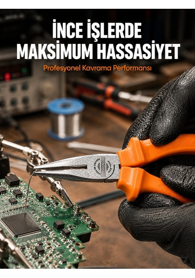 Mey İthalat Ergonomik Saplı Profesyonel Kargaburun Dayanıklı Dövme Çelik Gövde